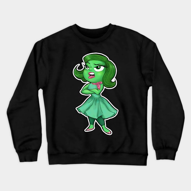 Feeling Green Crewneck Sweatshirt by Becca Whitaker